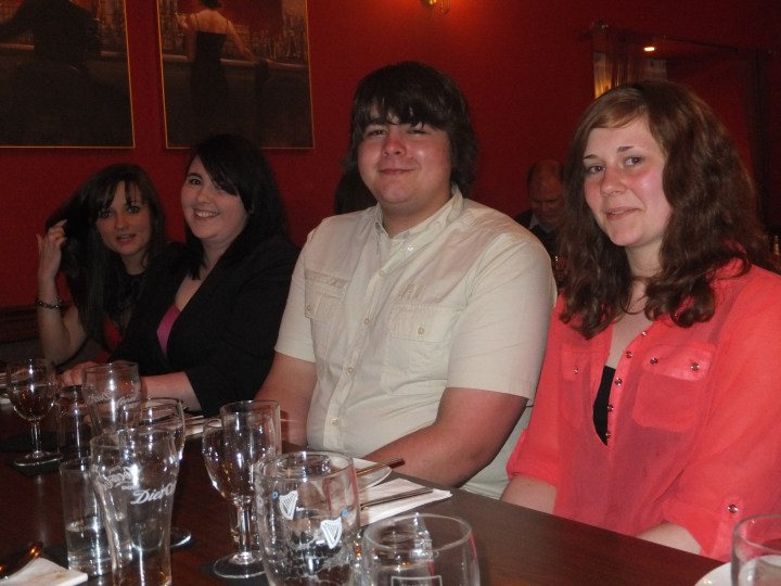 Me and my cousins out for Dad & Granny's birthdays :)